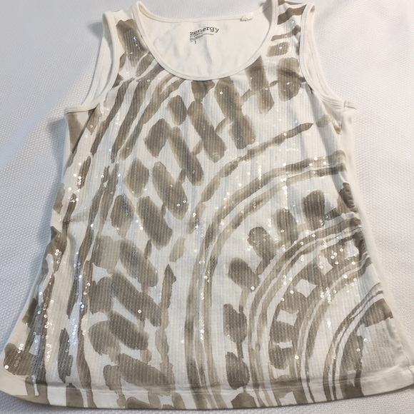 ~3 for $20~ Chico’s Zenergy sequin tank top - Picture 1 of 6